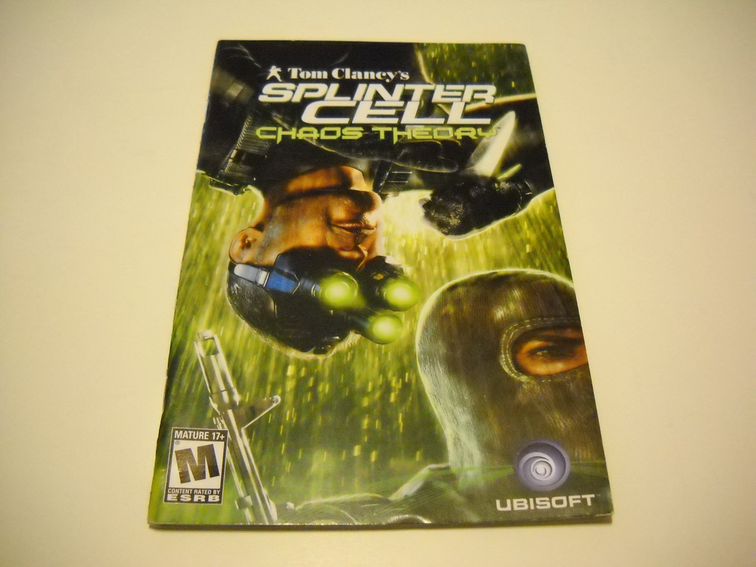 Manual ONLY ~ for Tom Clancy's Chaos Theory Ps2