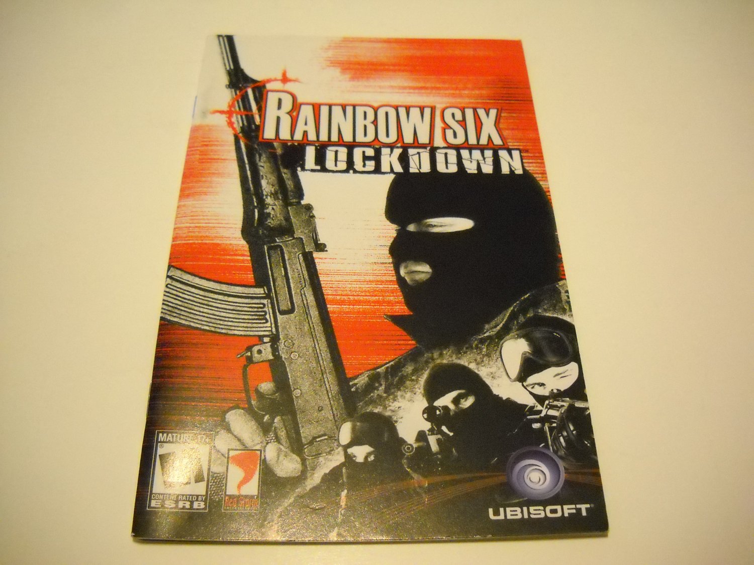 Manual ONLY ~ for Tom Clancy's Rainbow Six Lockdown Ps2