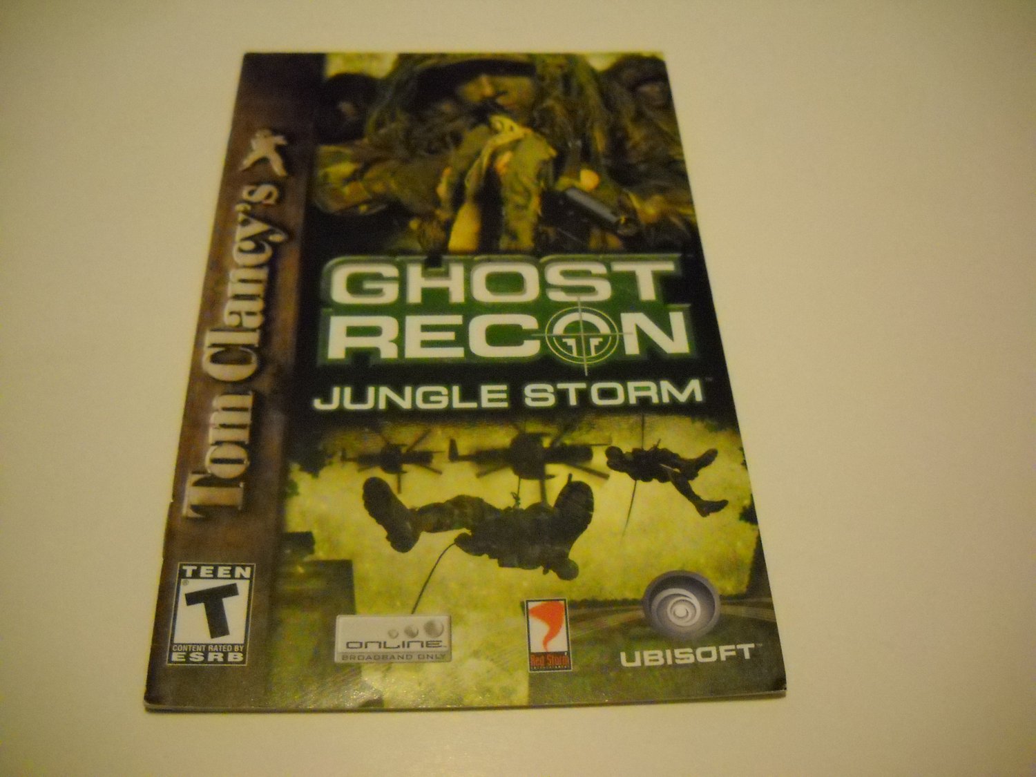 Manual ONLY ~ for Tom Clancy's Ghost Recon Jungle Storm Ps2