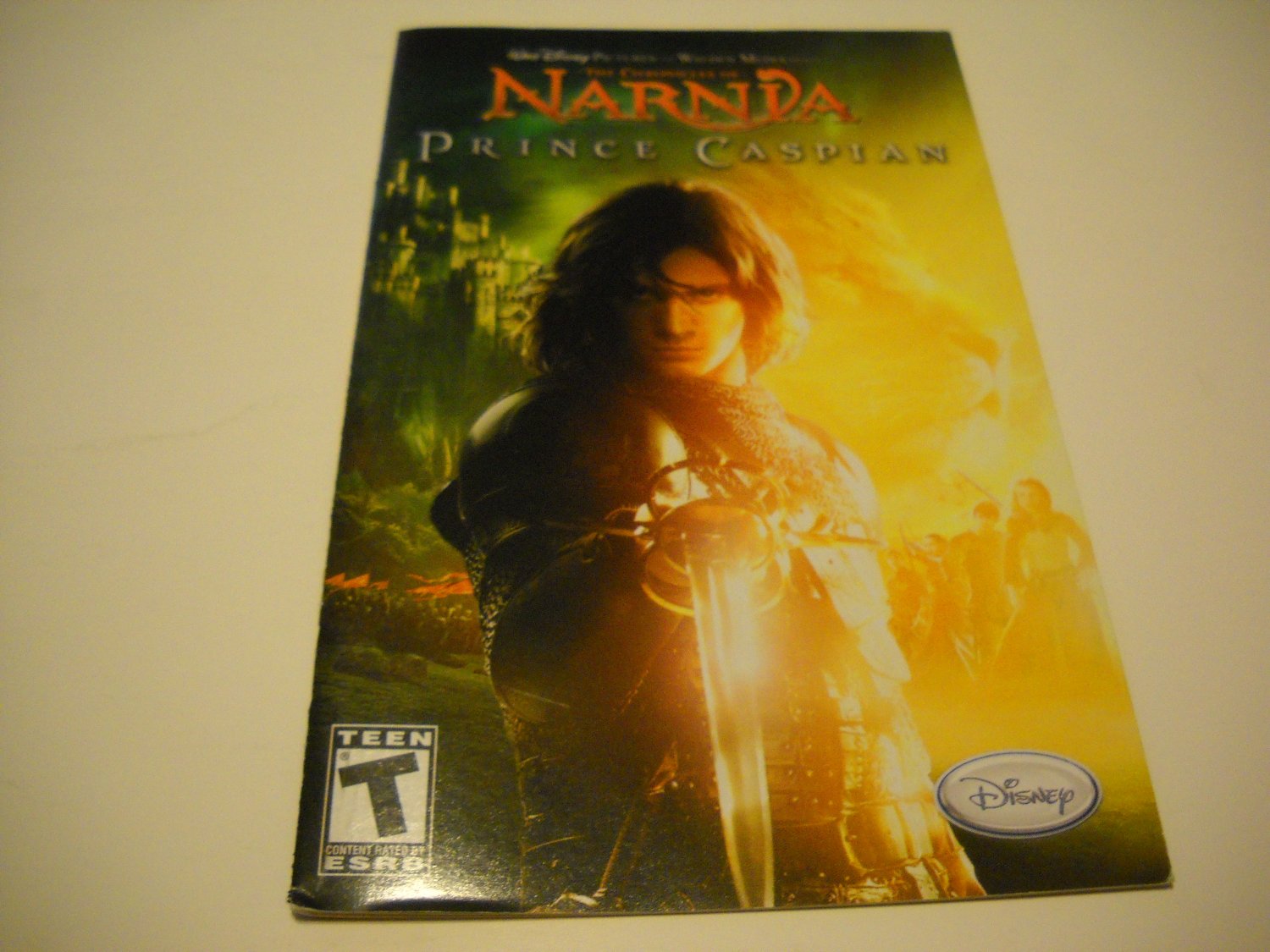Manual ONLY ~ for The Chronicles of Narnia Prince Caspian Ps2