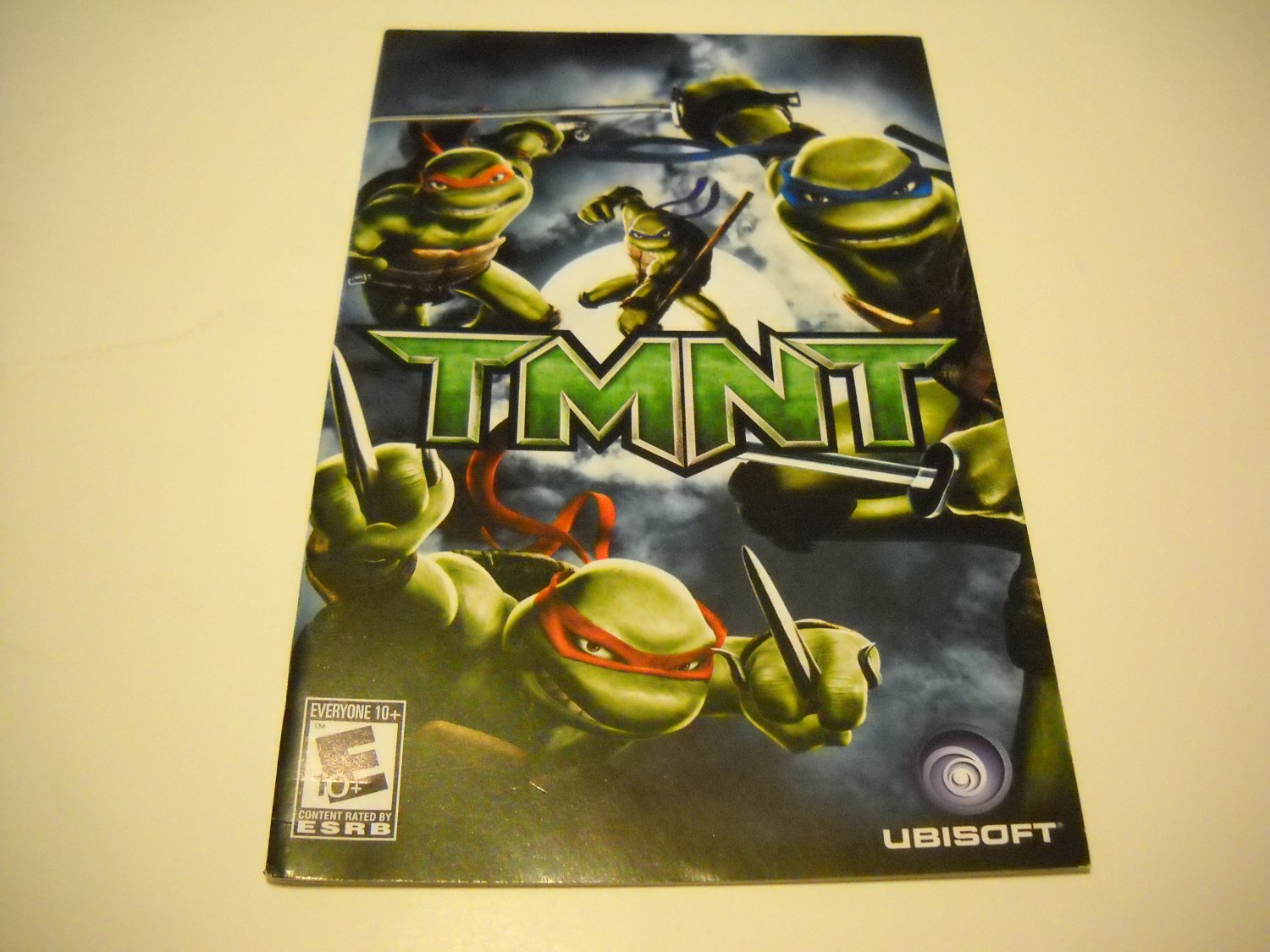 Manual ONLY ~ for TMNT Ps2