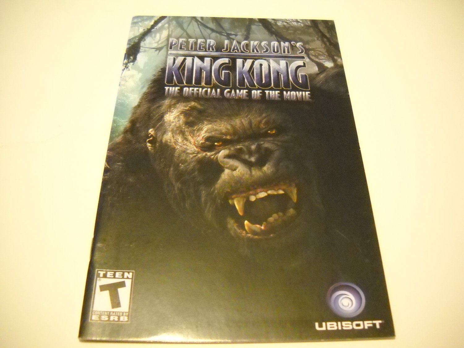 Manual ONLY ~ for Peter Jackson's King Kong Ps2