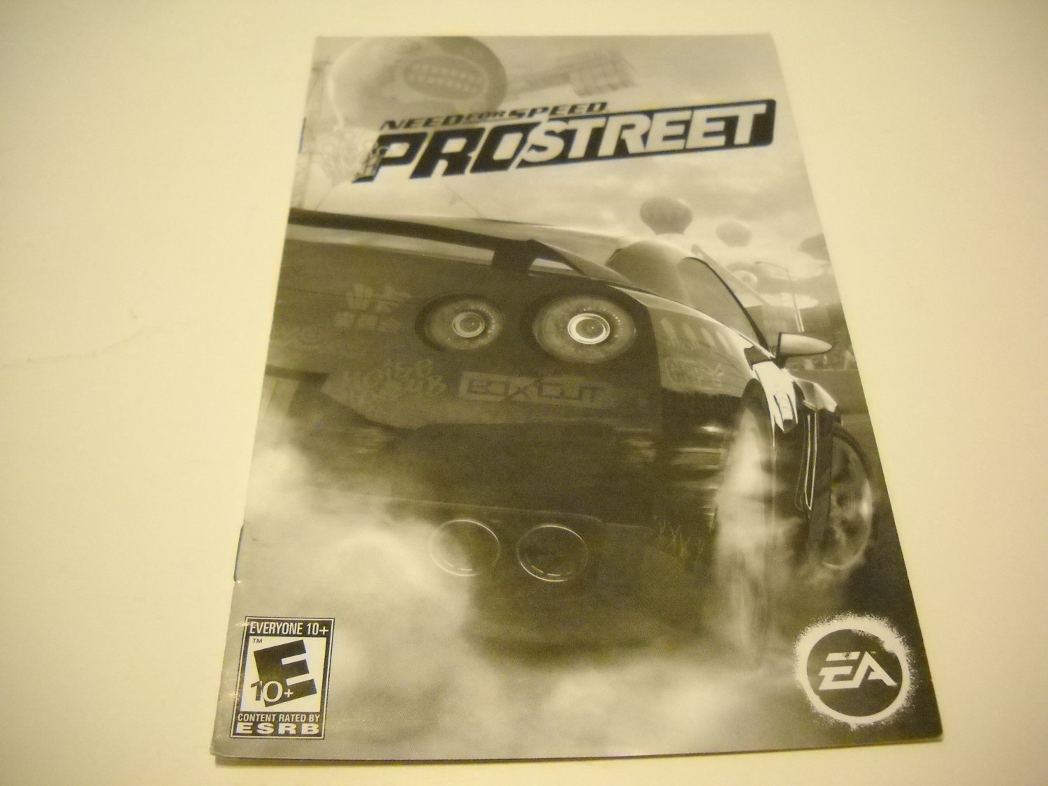 Manual ONLY ~ for Need for Speed ProStreet Ps2