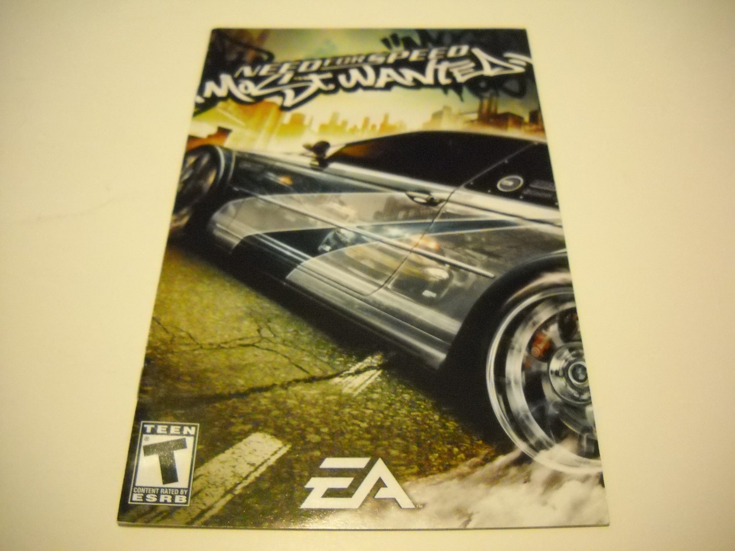Manual ONLY ~ for Need for Speed Most Wanted Ps2
