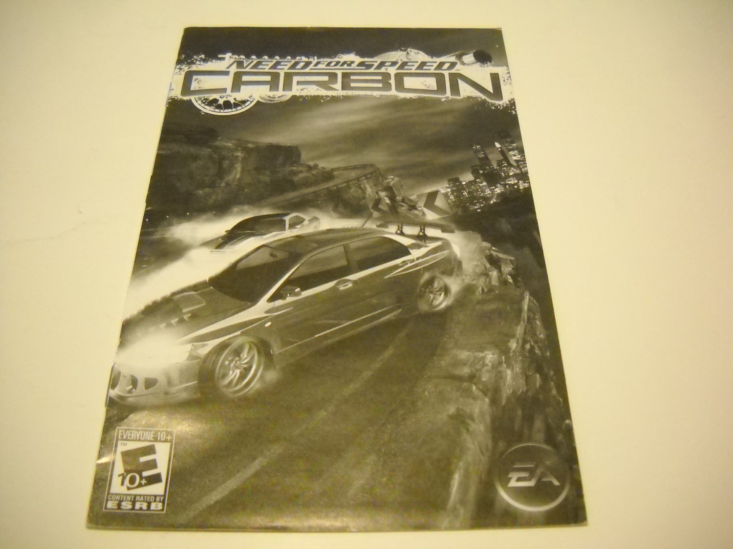 Manual ONLY ~ for Need for Speed Carbon Ps2