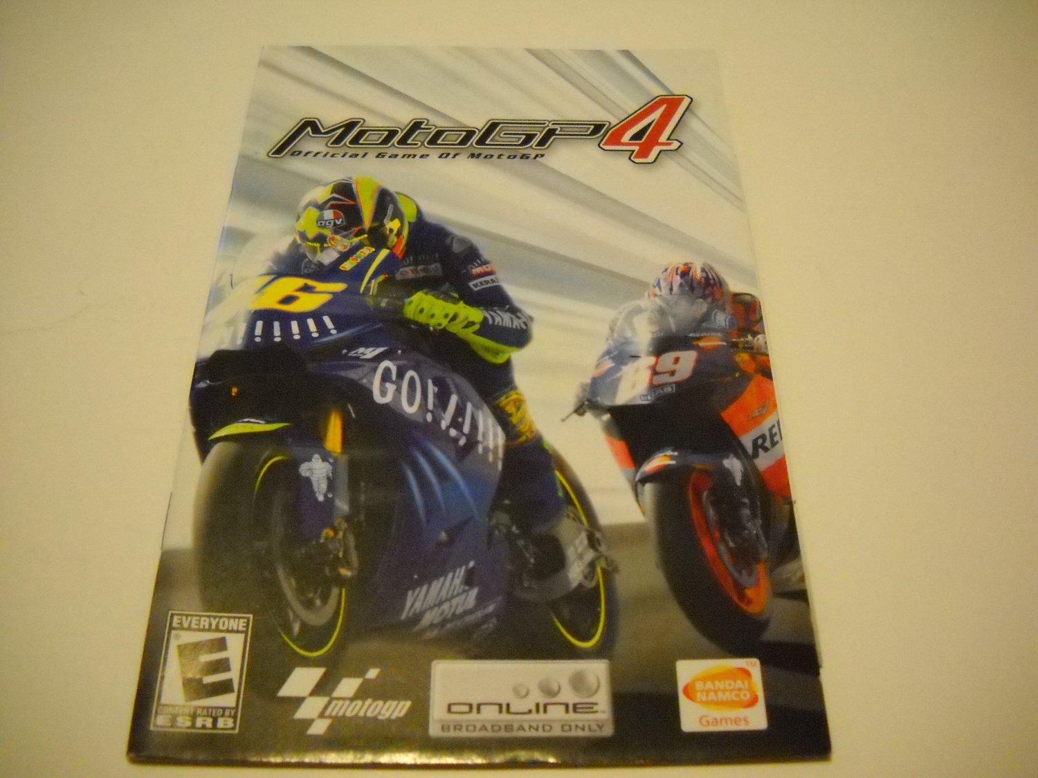 Manual ONLY ~ for Moto GP 4 Ps2