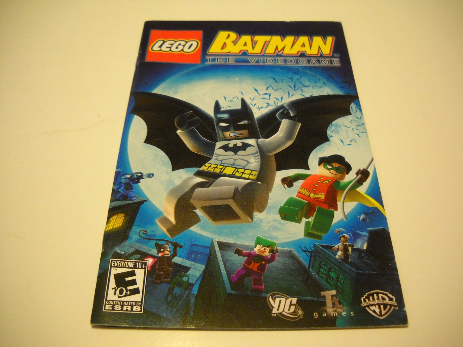 Manual ONLY ~ for Lego Batman The Videogame Ps2