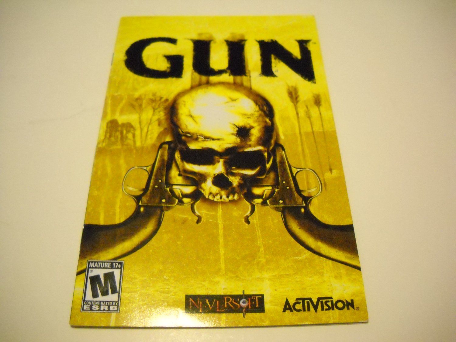 Manual ONLY ~ for Gun Ps2