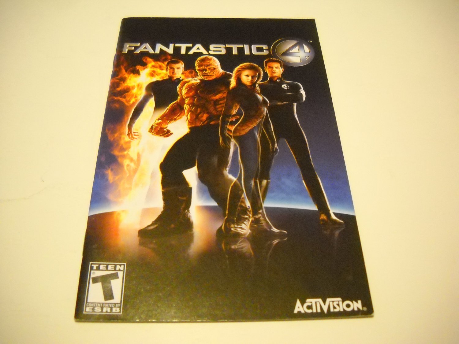 Manual ONLY ~ for Fantastic 4 Ps2