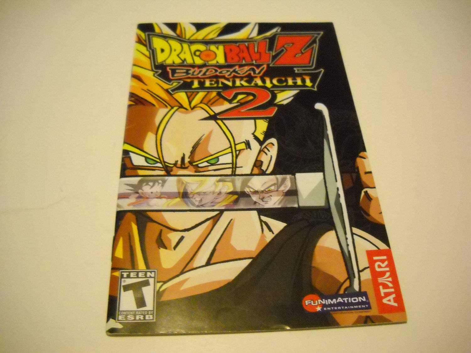 Manual ONLY ~ for Dragonball Z Budokan Tenkaichi 2 Ps2