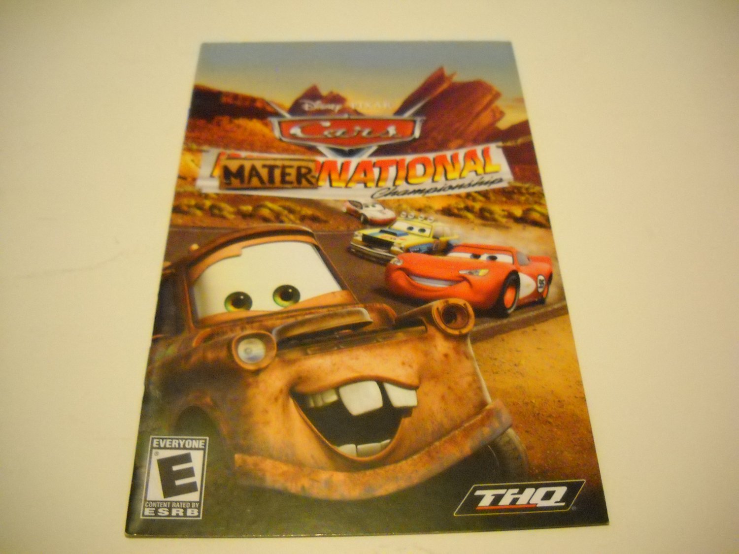 Manual ONLY ~ for Disney Pixar Cars Mater National Championship Ps2
