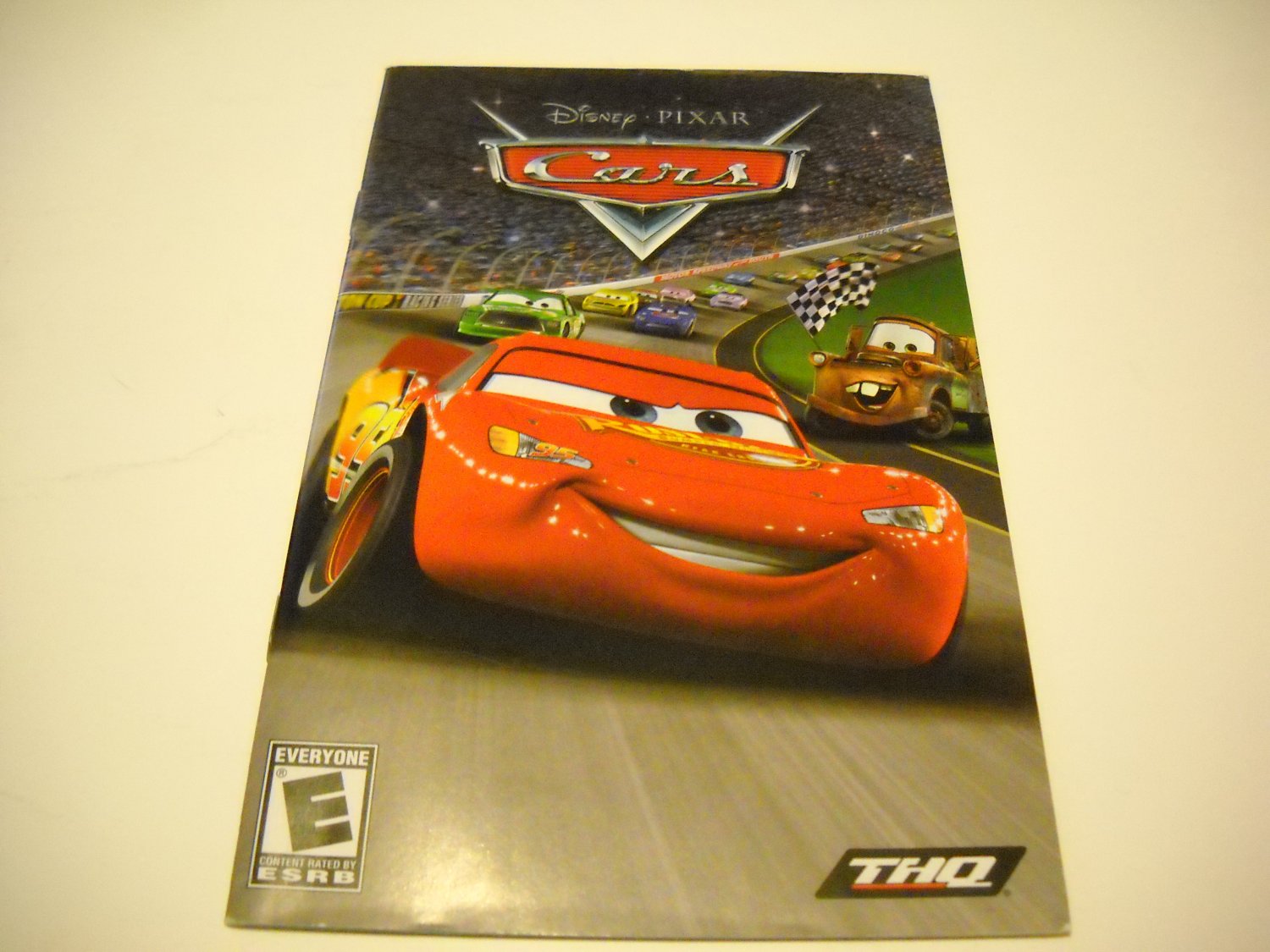 Manual ONLY ~ for Disney Pixar Cars Ps2