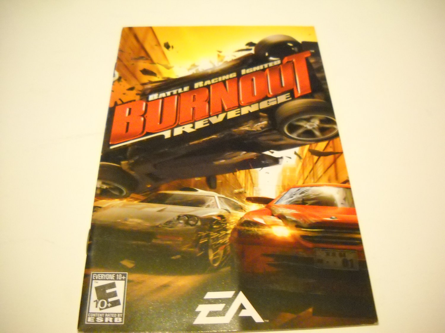 Manual ONLY ~ for Burnout Revenge Ps2