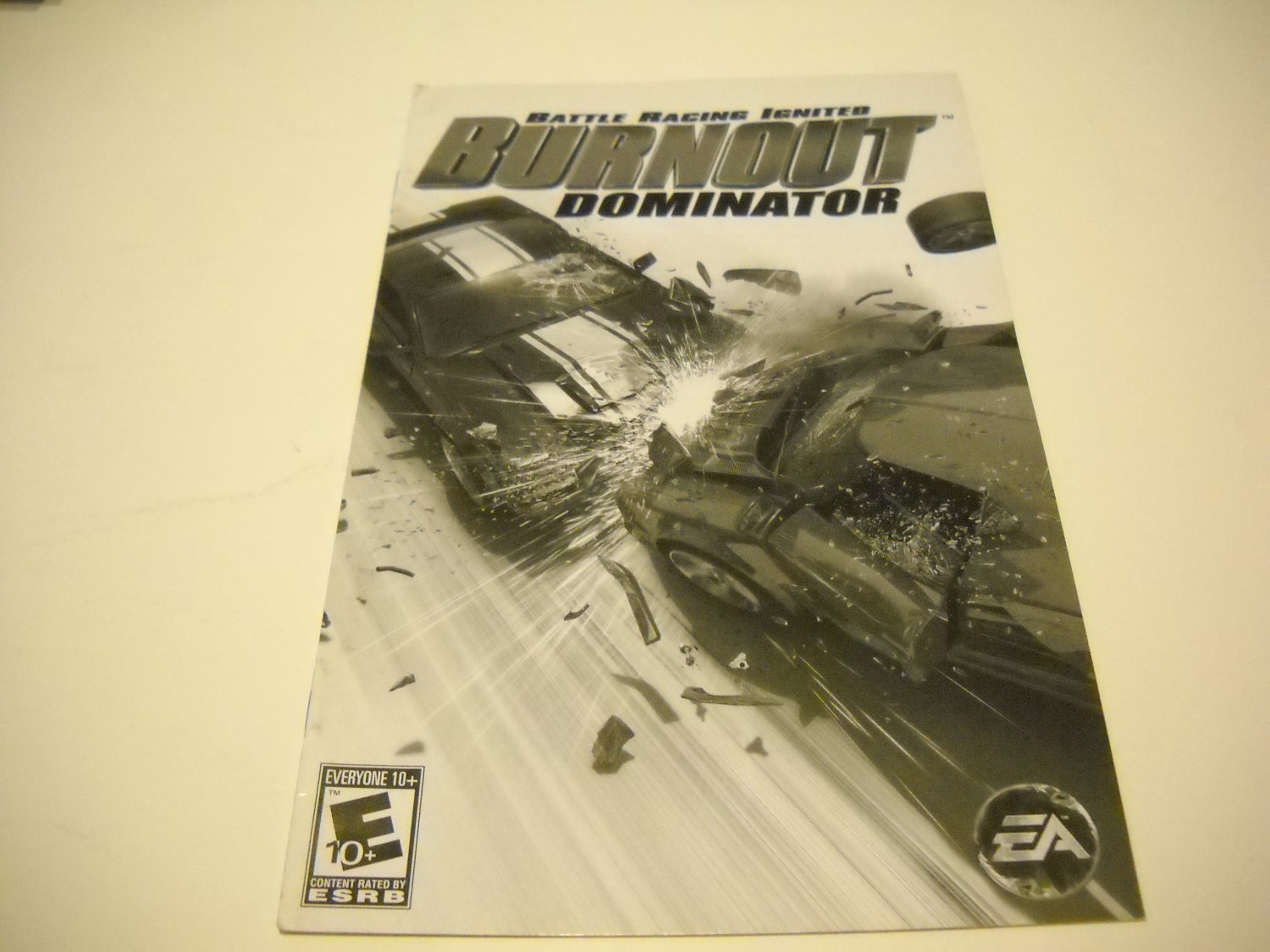 Manual ONLY ~ for Burnout Dominator Ps2