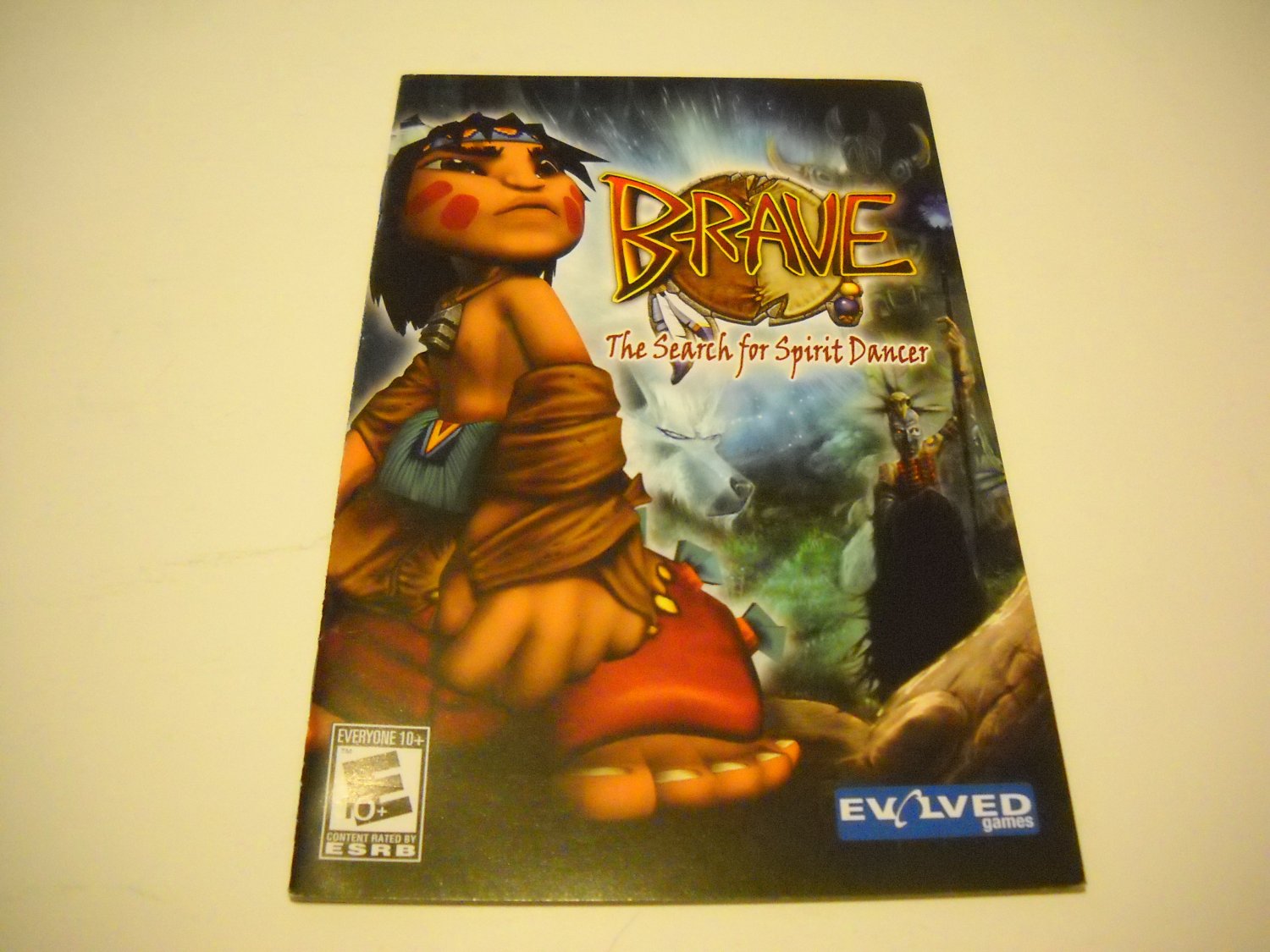 Manual ONLY ~ for Brave The Search for Spirit Dancer Ps2