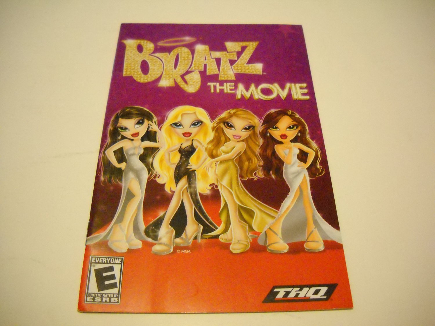 Manual ONLY ~ for Bratz The Movie Ps2