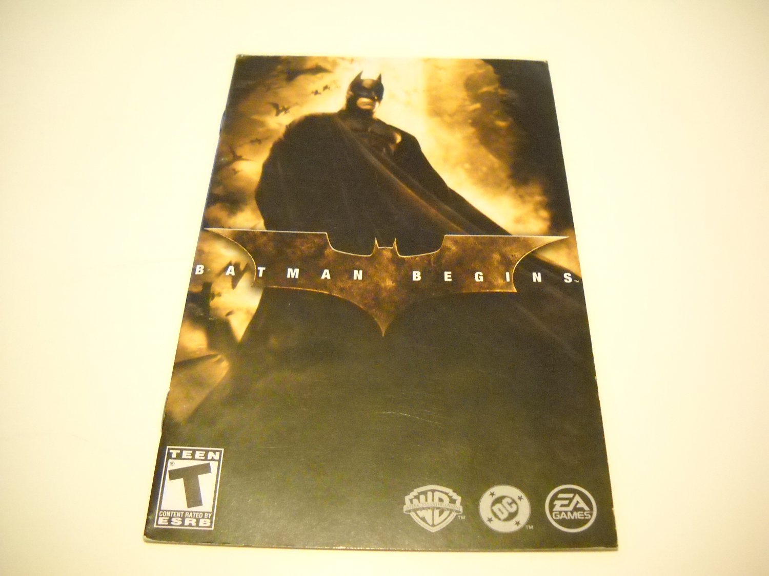 Manual ONLY ~ for Batman Begins Ps2