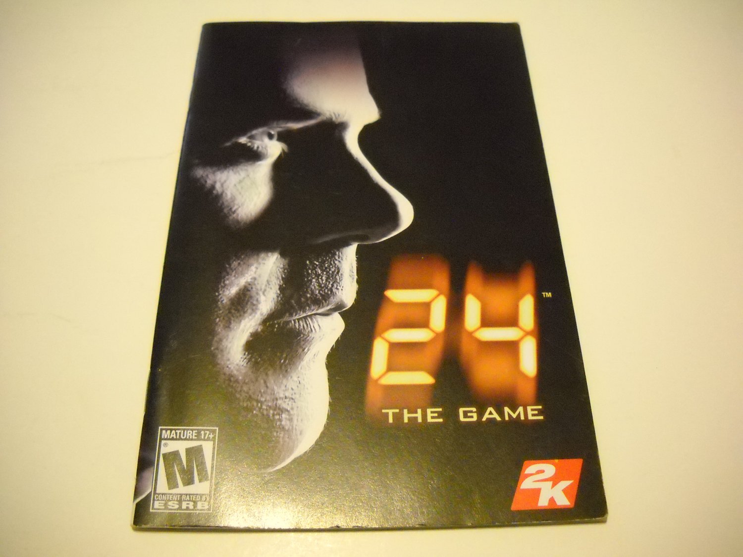 Manual ONLY ~ for 24 The Game Ps2