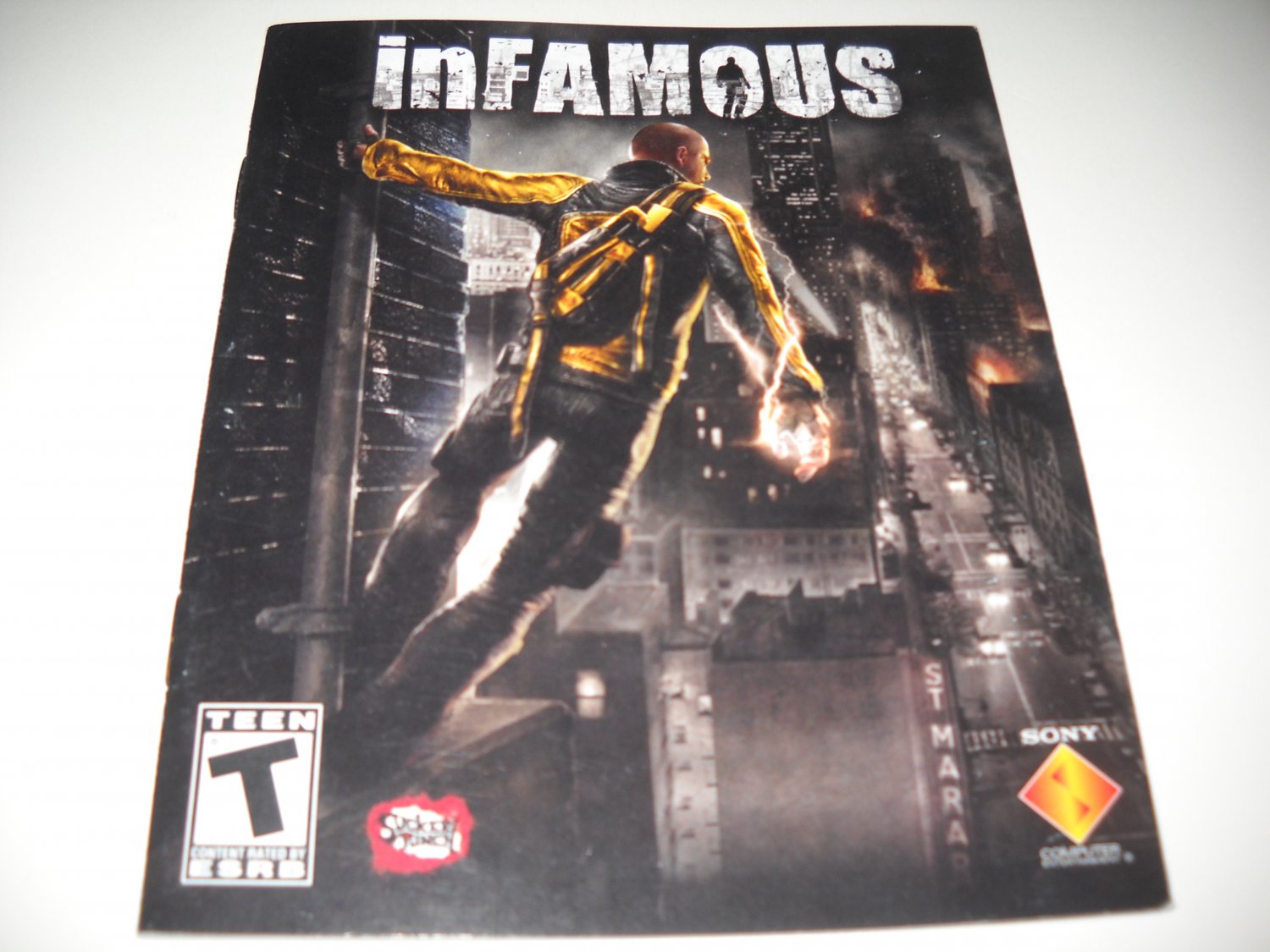 Manual ONLY ~ for inFamous , PS3