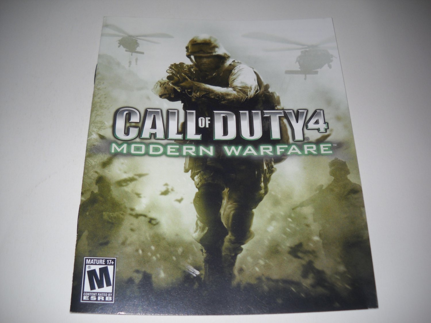 Manual ONLY ~ for Call of Duty 4 Modern Warfare , PS3