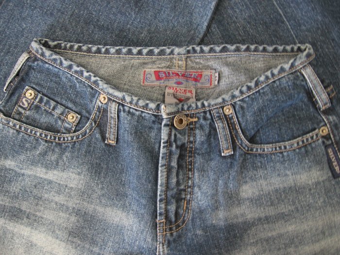 Silver Jeans Denims Sz 27/33 Bias Waist BKE 40