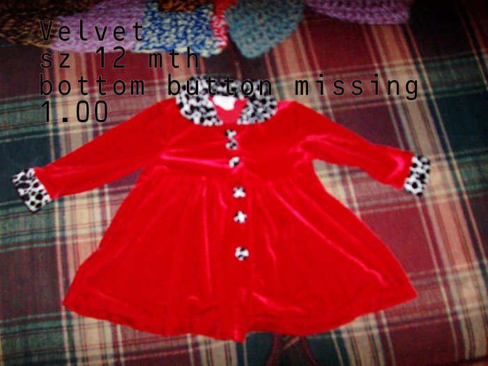 Red Velvet Dress
