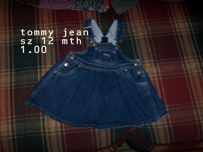 Tommy Jean overall skirt