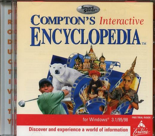 Compton's Interactive Encyclopedia CD-Rom (Free Shipping)