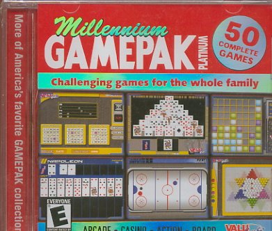(Free Shipping) MILLENNIUM GamePak Platinum! PC-CD Over 50 Complete Games