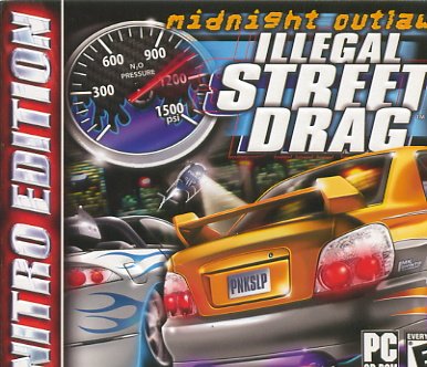 Midnight Outlaw Illegal Street Drag Nitro Edition PC-CD New! (Free Shipping)