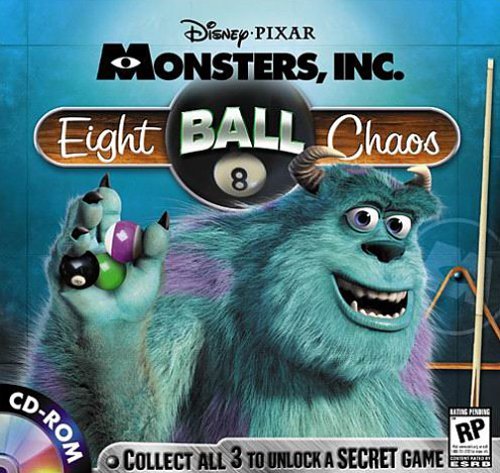 Disney/Pixar's Monsters, Inc. Wreck Room Arcade: Eight Ball Chaos PC/MAC Free Shipping