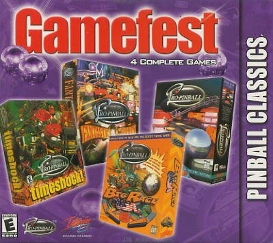 Gamefest Pinball Classics Pro Pinball Timeshock Big Race Fantastic Journey Free Shipping