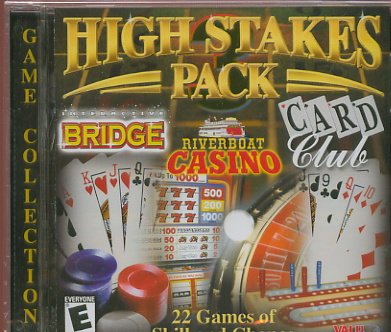 High Stakes Pack Interactive Bridge+Riverboat Casino+Card Club PC-Game (Free Shipping)