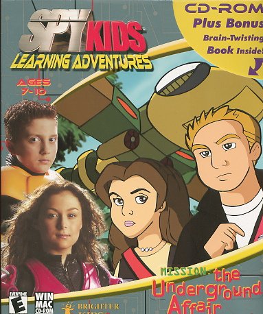 (Free Shipping) Spy Kids The Underground Affair Software/Workbook Combo