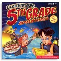 ClueFinders 5th Grade Adventures (2 CDS)Secret of the Living Volcano+Mystery of the Missing Amulet