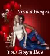 RADIANT RED ROMANTIC LOGO & IMAGE PREMADE SET READY TO CUSTOMIZE