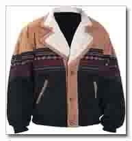 Western suede 2 tone jacket