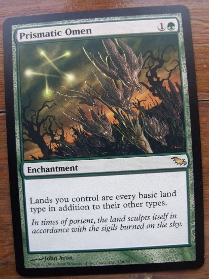 Prismatic Omen, Shadowmoor, NM Magic the Gathering