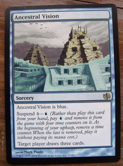 Ancestral Vision, Duel Decks, NM Magic the Gathering