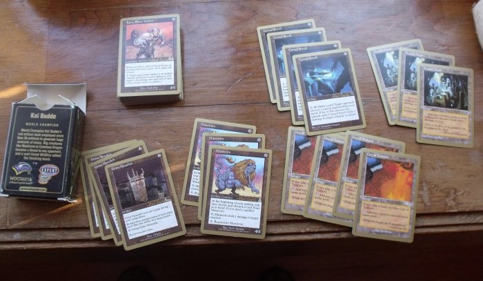 Kai Budde 1999 World Champioships Deck Magic the Gathering