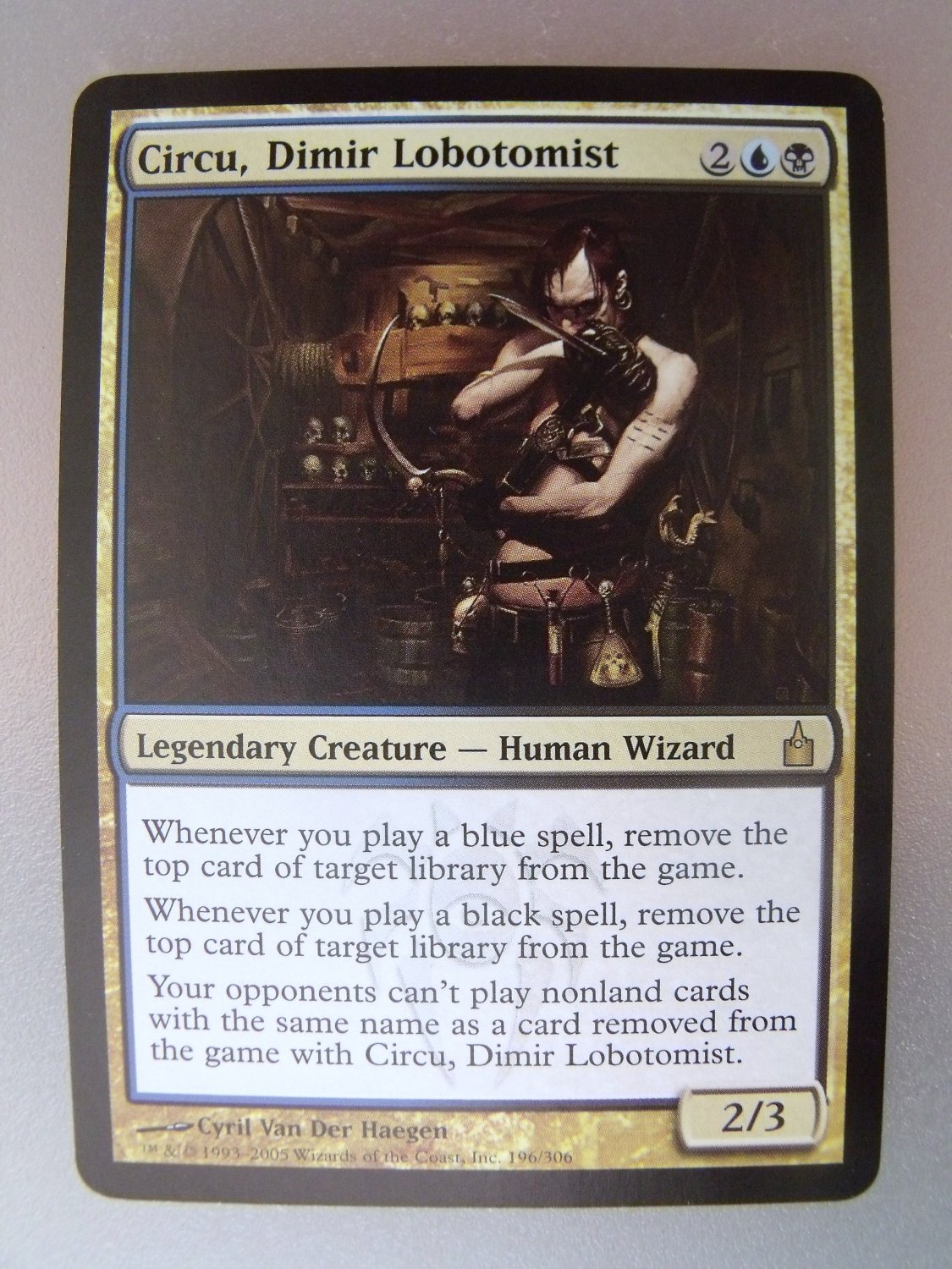 Circu, Dimir Lobotomist, Ravnica, VF/NM Magic the Gathering