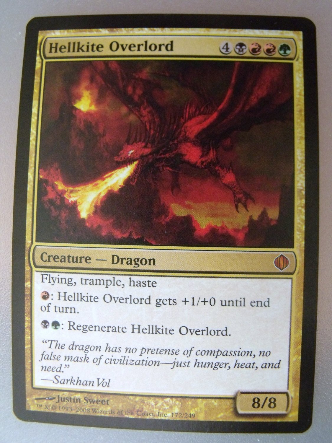 Hellkite Overlord, Shards of Alara, NM Magic the Gathering
