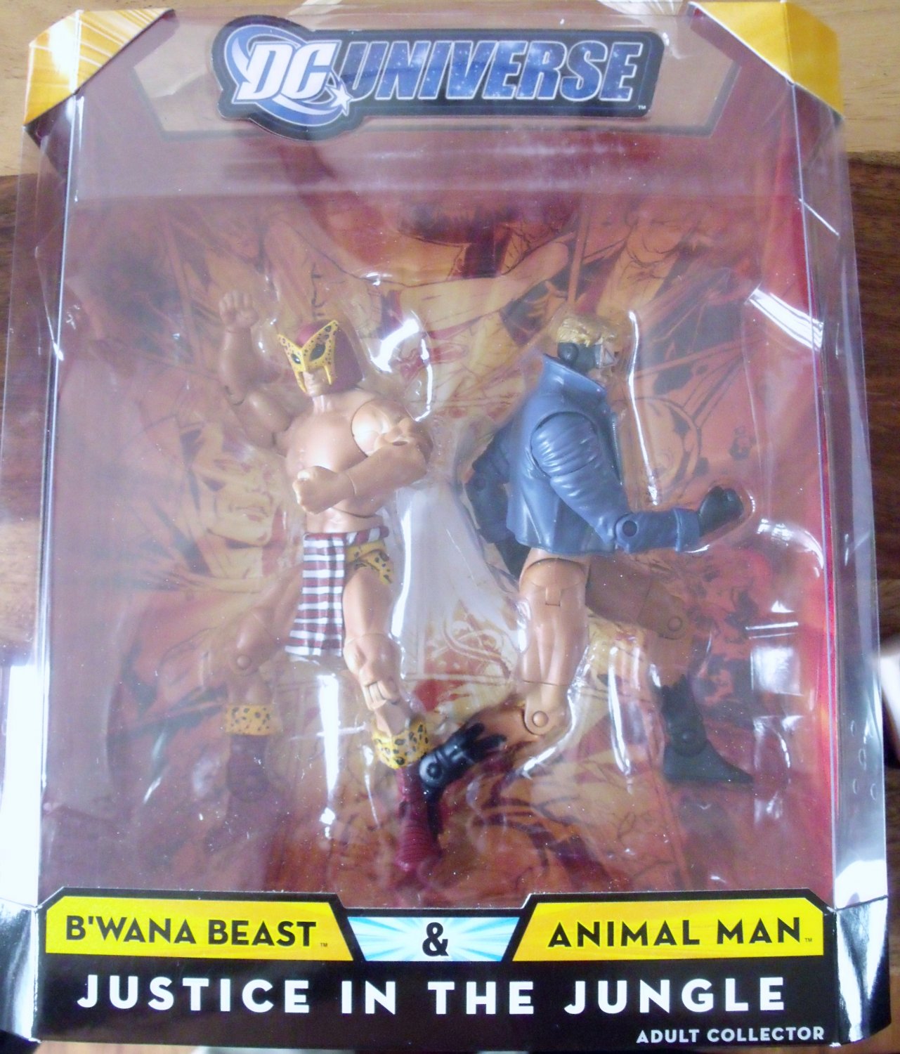Justice in the Jungle DC Universe 2 Pack: B'Wana Beast & Animal Man