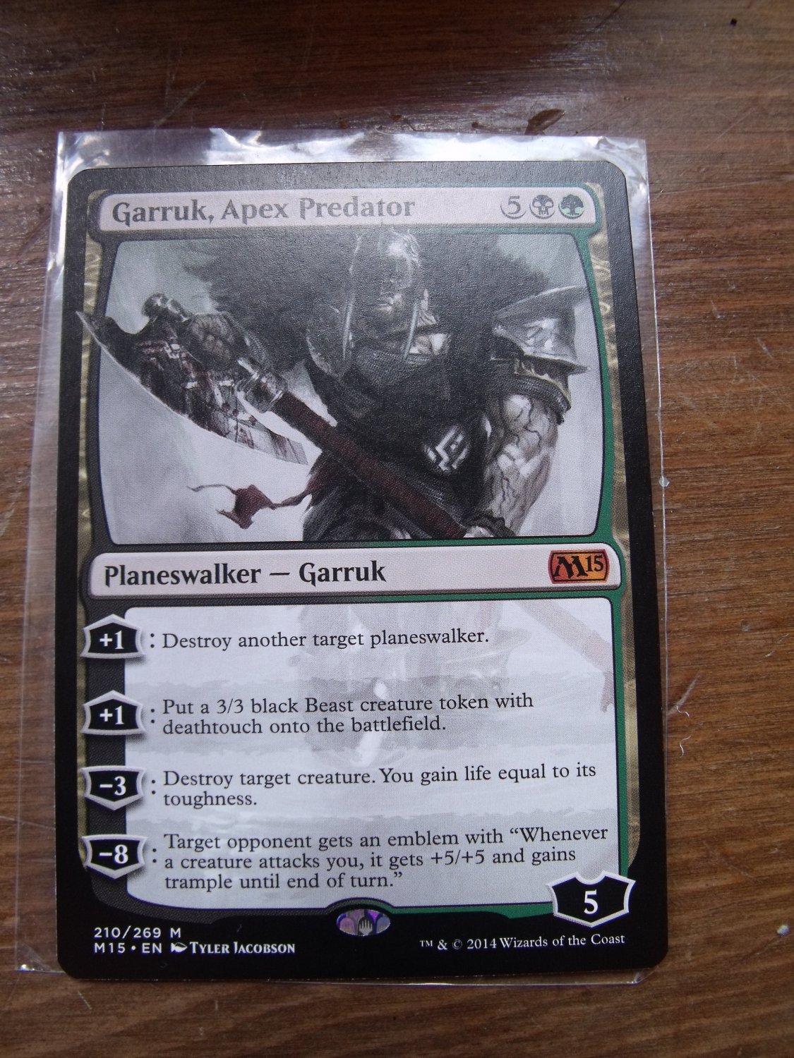 Garruk, Apex Predator, M15, NM Magic the Gathering