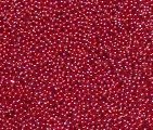 Clearance Red Metallic Tiny Glass Marbles