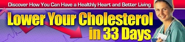 Lower Your Cholesterol In 33 Days eBook on CD Printable