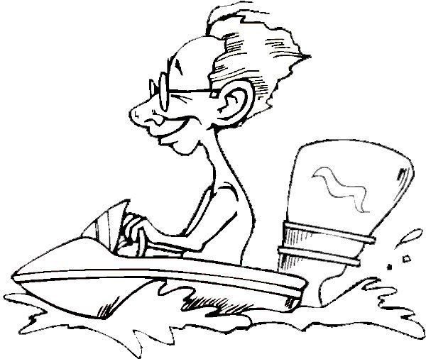 Boats Printable Coloring eBook 31 Pages on a CD