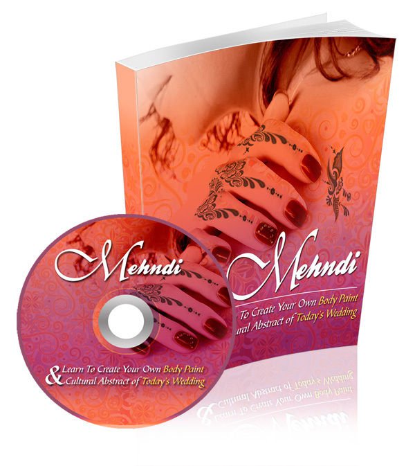 MEHNDI (HENNA) The Art to Create Your Own Body Paint on CD eBook