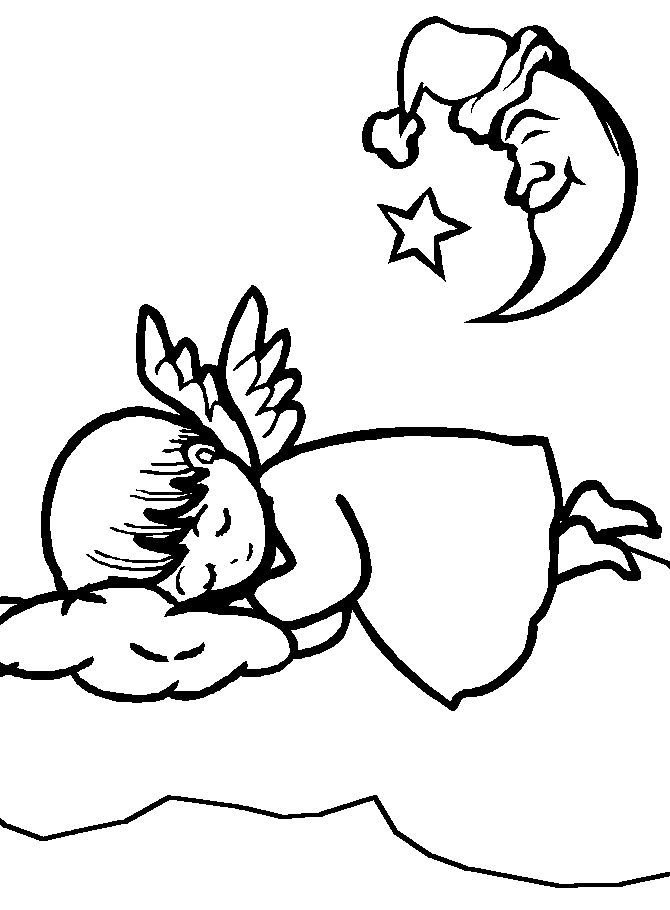 Angels Printable Coloring eBook 36 Pages on a CD