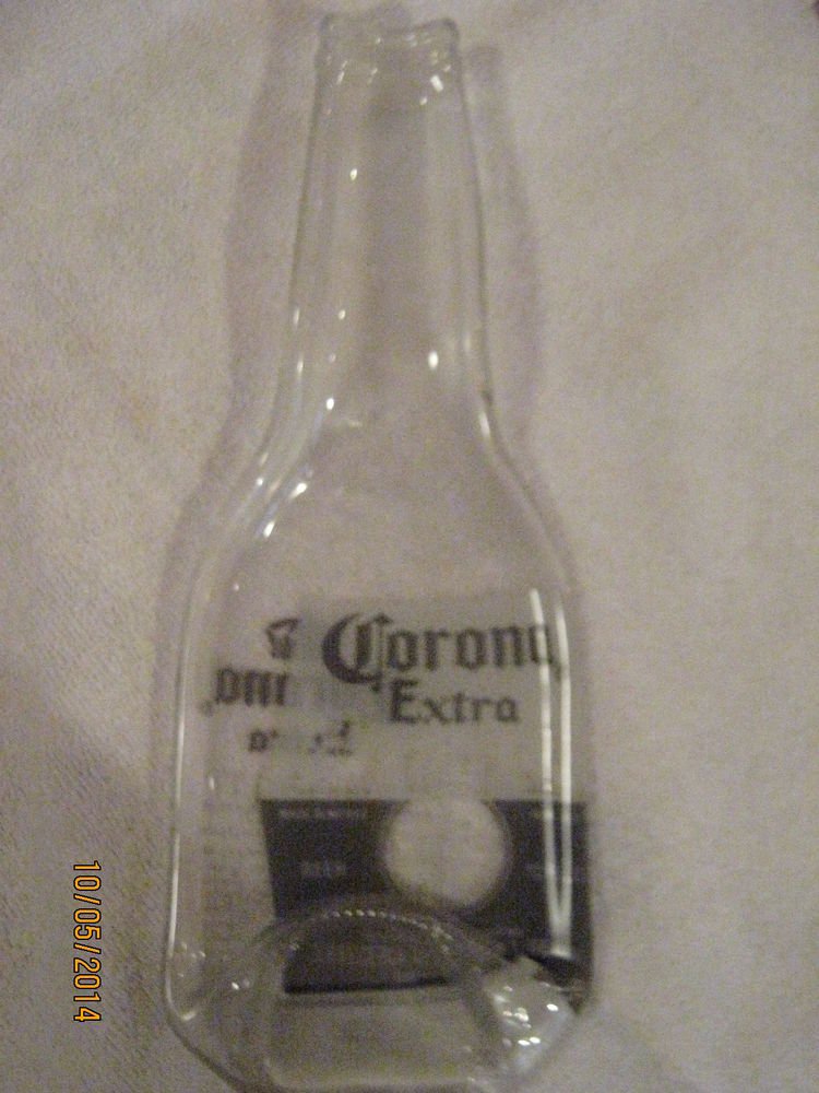 Slumped Corona Extra Bottle - Cutting Board /Spoon Rest / Butter Dish Great Gift